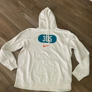 Nike Miami 305 area code hoodie white size XL men’s